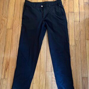 Lululemon Men's Commission Slim-Fit Pant 30 waist/32 long, Warpstreme - Obsidian